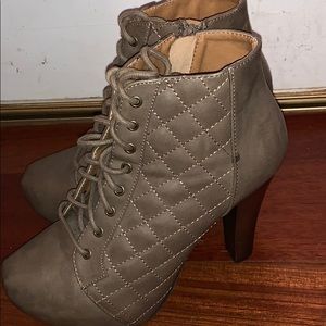 Platform booties